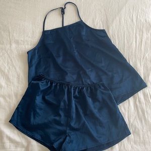 Stars Above PJ satin tank short set